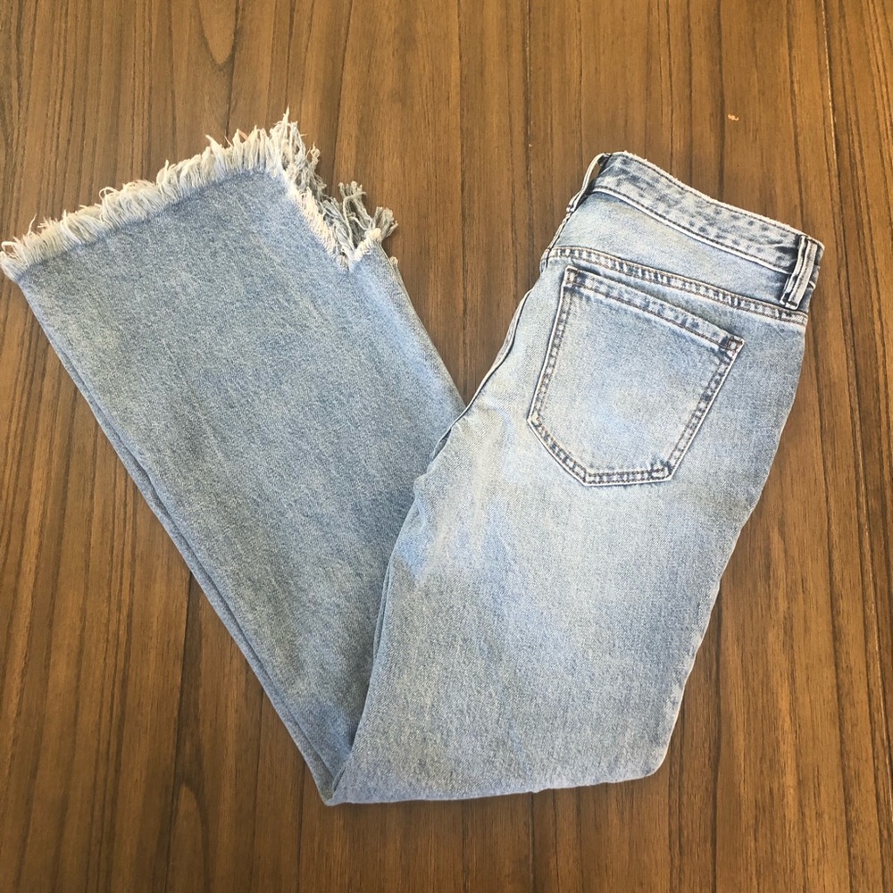We The Free High Rise vintage raw hem flare jeans - Picture 5 of 7